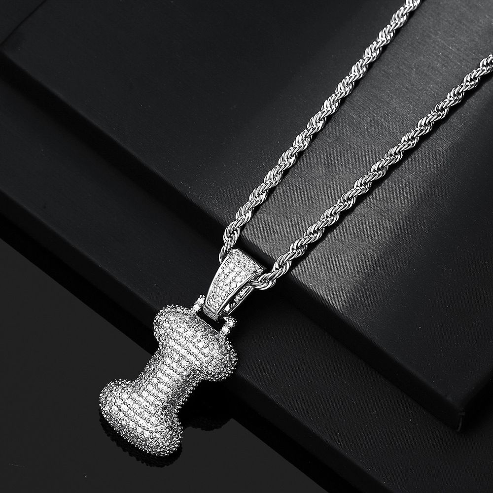 Hip Hop 26 English Rap Fashion Fat Letter Pendant, Unisex Necklace_ipsvogv.com