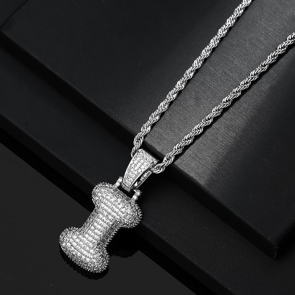 Hip Hop 26 English Rap Fashion Fat Letter Pendant, Unisex Necklace_ipsvogv.com