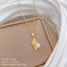 】 Snail 【 Pearl Light Luxury Charm Gorgeous Full Diamond Necklace Women's Versatile Clavicle Titanium Steel Chain 【 】_ipsvogv.com