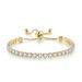 Fashion 4mm Zircon Bracelet Pull Out Adjustable Length Bracelet Combination Set All Match Tennis Chain_ipsvogv.com