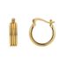 Geometric Multi Layer Arc For Women Copper Plated With Real Gold Fashion Retro Niche Versatile Design Earrings_ipsvogv.com