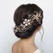 Fashion Flower Headdress Handmade Pearl Leaf Headband Accessories Wedding Dress Makeup Simple Hair Accessories_ipsvogv.com