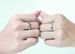 His Her Real Love Promise Ring, Couple's Matching Heart Wedding Band In Stainless Steel, For Men Or Women, Comfort Fit_ipsvogv.com