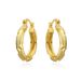 Women’s Jewelry Set Fashion Copper Plated Real Gold Metal Style Hoop Earrings Niche Design High End Light Luxury Earrings Jewelry For Women_ipsvogv.com