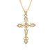 Jewelry Supply Copper Micro Inlaid Zircon Cross Pendant Religious Necklace Female Supply_ipsvogv.com