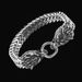 Nordic Dominant Wolf Head Viking Chain Stainless Men's Titanium Steel Hip Hop Bracelet_ipsvogv.com