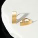 S925 Sterling Silver Korean Style Niche Design Sense Drawing Geometric Korean Style Earrings Simple Distinctive Earrings Earrings_ipsvogv.com
