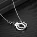 Men's Jewelry Retro PUT DOWN Engraved Faith Letters Handcuffs Necklace Couple Sweater Chain_ipsvogv.com
