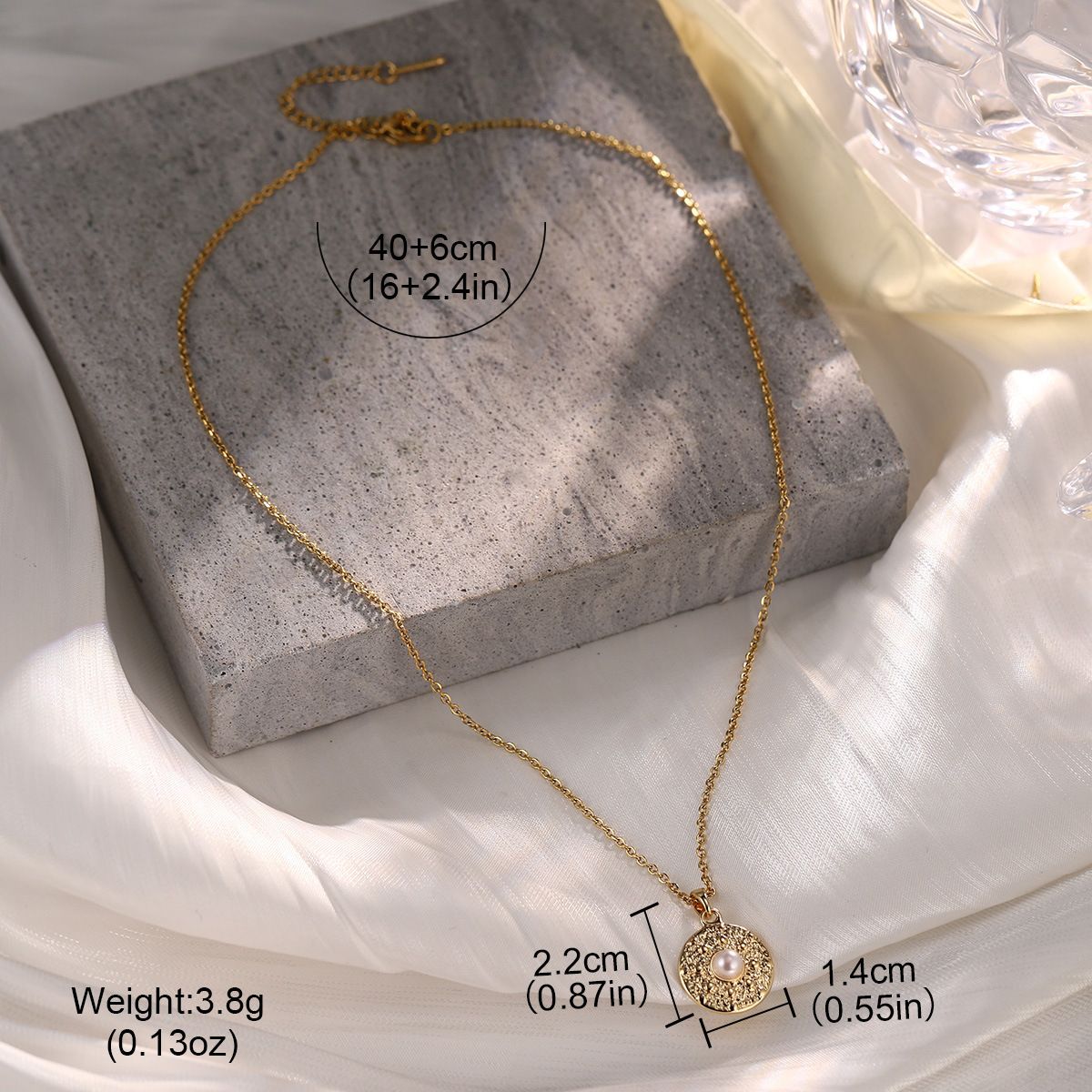 New Pearl Temperament Thick Chain Irregular Texture Tassel Long Bone Chain Necklace High End Fashion Clothing_ipsvogv.com