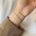Cold Wind Titanium Steel Bracelet Net Red Leg Ring Jewelry Non Fading Women's Beach Accessories_ipsvogv.com