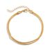 jewelry Simple sparkling silver handmade anklet Multi layer chain tassel anklet_ipsvogv.com