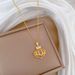 】 Hollow 【 Shell With Beads, Light Luxury Charm, Gorgeous Full Diamond Necklace, Women's Versatile Clavicle Chain, 【 】 Beads, Charm, Necklace, Chain,_ipsvogv.com