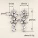 Cao Shi, Japan and South Korea Small Fresh Super Sparkling Micro Set Zircon Earrings Diamond Round Square Geometric_ipsvogv.com