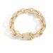 Unisex Hip Hop Bracelet O Shaped Chain 12mm Personality Trendsetter Micro Inlaid Zircon Cross Chain Men's Hip Hop Jewelry_ipsvogv.com