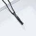 Nordic Viking text Mobius titanium steel necklace neutral simple style men and women sweater chain stainless steel pendant_ipsvogv.com
