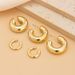 5-Piece Set C-type CCB Mixed And Matched Earrings Set 2025 Spring And Summer Simple Fashion Internet Celebrity Versatile Temperament Jewelry_ipsvogv.com