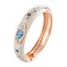Alloy Bracelet, Rich Peony Flower Open Bracelet, Ethnic Style Jewelry, Women's Oil Drop Bracelet_ipsvogv.com