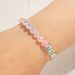 Fashionable And Personalized Style Luminous Colored Smiling Face Bead Elastic Women's Bracelet Jewelry_ipsvogv.com
