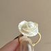 Natural Freshwater Baroque Shaped Pearl Women's Light Luxury High-end Feeling, Petal Opening Ring, Handmade Accessory_ipsvogv.com