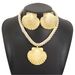 12154 Creative Personalized Alloy Shell Love Pendant Necklace Earring Set Summer Ocean Style Jewelry_ipsvogv.com