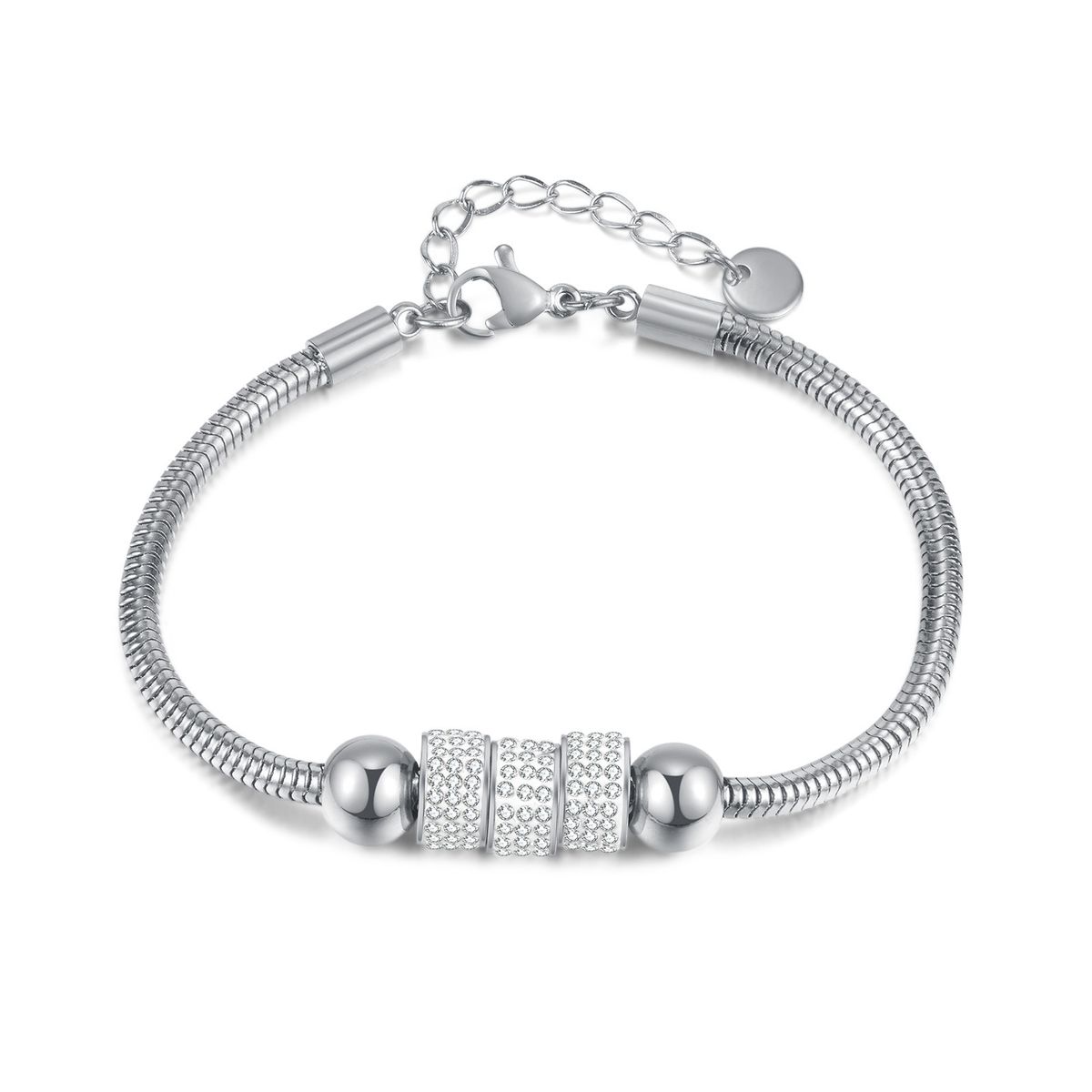 Women's Jewelry Irregular Light Luxury Bracelet Female Stainless Steel Snake Bone Chain Personality Simple All Match Titanium Steel Hand Jewelry_ipsvogv.com