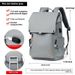 Large Capacity Travel Backpack Computer Bag Casual College Student Backpack Business Men's Commuting Bag With USB Charging Port_ipsvogv.com