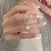 6497 People's Collection Pure Silver Full Diamond Sugar Necklace For Women, Light Luxury, Niche Design, Sweet Ins !_ipsvogv.com