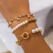 Link Bracelets Women Unique Pearl Bangle Set Wrist Chain Stylish Accessories Fashion Anime Customized Jewelry_ipsvogv.com