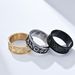 Titanium steel men's ring ring Ancient Egyptian Ankh feather lucky symbol ring_ipsvogv.com
