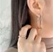 Fan Personalized Two Tone U-shaped Set With Half Dia Earrings Lock Series Large Earaccessory New Style_ipsvogv.com