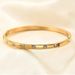 Women's Jewelry Fashionable Diamond Studded K Titanium Steel Bracelet Niche Design Light Luxury Bracelet High End Sense Versatile Exquisite_ipsvogv.com