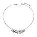 Minimally designed long necklace with women's niche folds, irregular pendant design, collarbone chain necklace, and_ipsvogv.com