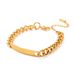 Women's Jewelry Cuban Chain Bracelet Internet Celebrity Blogger Stainless Steel Gold Plated Hip Hop Style Bracelet Jewelry_ipsvogv.com