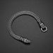 Minimalist Titanium Electroplated Zodiac Stainless Steel Hip Hop Double Snake Head Men's Bracelet_ipsvogv.com