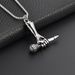 Men's Jewelry Punk Retro Microphone Pendant National Trend Jewelry Stainless Steel Hand Held Microphone Neck Necklace_ipsvogv.com