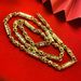 Vietnamese Sand Premium Hexagonal Bamboo Knot Buddha Bead Men's Necklace Copper Gold Plated Versatile Personalized_ipsvogv.com