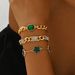 2024 minimalist new women's set with personalized five petal flower inlaid diamond design and multi-layered bracelet_ipsvogv.com