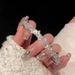 Light High-end Feeling, Exquisite Sparkling Diamond Zircon With Adjustable Opening For Women, Light Luxury Niche Design,_ipsvogv.com