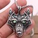 Celtic Wolf Head Necklace Viking Talisman Titanium Hanging Pendant Nordic Stainless Steel Chain Jewelry_ipsvogv.com