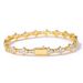 Men's Jewelry Hip Hop Full Diamond Zircon Necklace Jewelry Men's Trendy Brand Single Row Chain Personality Bracelet Set Accessories_ipsvogv.com