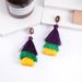 Personality trend carnival tassel earrings fashionable and versatile ladies daily carnival wear earrings_ipsvogv.com