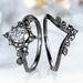 Sanjie Luxury Engagement Women's Wedding Couple Pair Fashion Zircon Set Ring_ipsvogv.com
