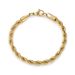Rope Bracelet Trendy Simple Gold Stainless Steel Twist Chain Unisex Jewelry_ipsvogv.com