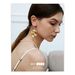 New Style Cold Style Hollow Leaf Earrings Exaggerated Atmosphere High End Ear Hooks Niche Temperament Design Earrings For Women_ipsvogv.com