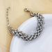 Exaggerated Titanium Steel Heavy Craft Handmade Assembled Bracelet Bangle For Women New Light Luxury Non-Fading Men's_ipsvogv.com