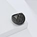 Retro six pointed star titanium steel ring men's personality niche Solomon seal ring high end_ipsvogv.com