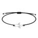 Women's Lucky Bracelet Holiday Gift Friendship Alloy Bracelet Hand Woven Steel Color Diamond Angel Pendant Bracelet_ipsvogv.com