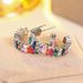 Cao Shi's Colorful Earrings Are A Must-have For Women's Dopamine Sweet Dressing, Fashionable, Personalized And Trendy_ipsvogv.com