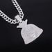 Unisex Alloy Necklace Men And Women's Trendy Big Purse Pendant Hip Hop Personality Fashion Rap Diamond Pendant_ipsvogv.com