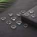 New Combination Ring Personalized Starfish Eye Moon Arrow Opening 12 Piece Set_ipsvogv.com